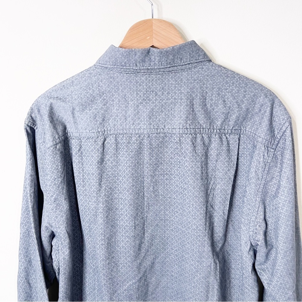 Tommy Bahama Delos Doby Long Sleeves Woven Shirt Top in Turbulence Medium NWT - Picture 5 of 8